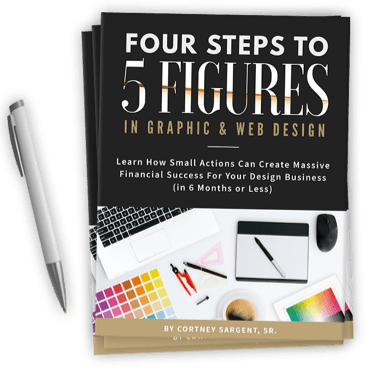 4 Steps to 5 Figures book mockup